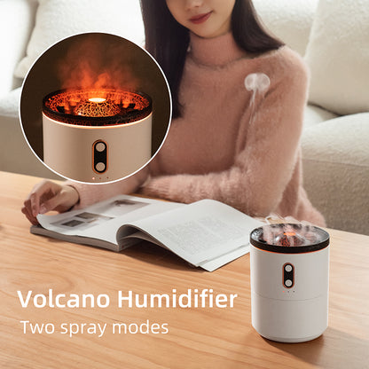 Volcanic Flame Aroma Essential Oil Diffuser USB Portable Jellyfish Air r Night Light Lamp Fragrance Humidifier